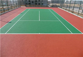 河北省正定市解放街小學(xué)彈性丙烯酸籃球場(chǎng)